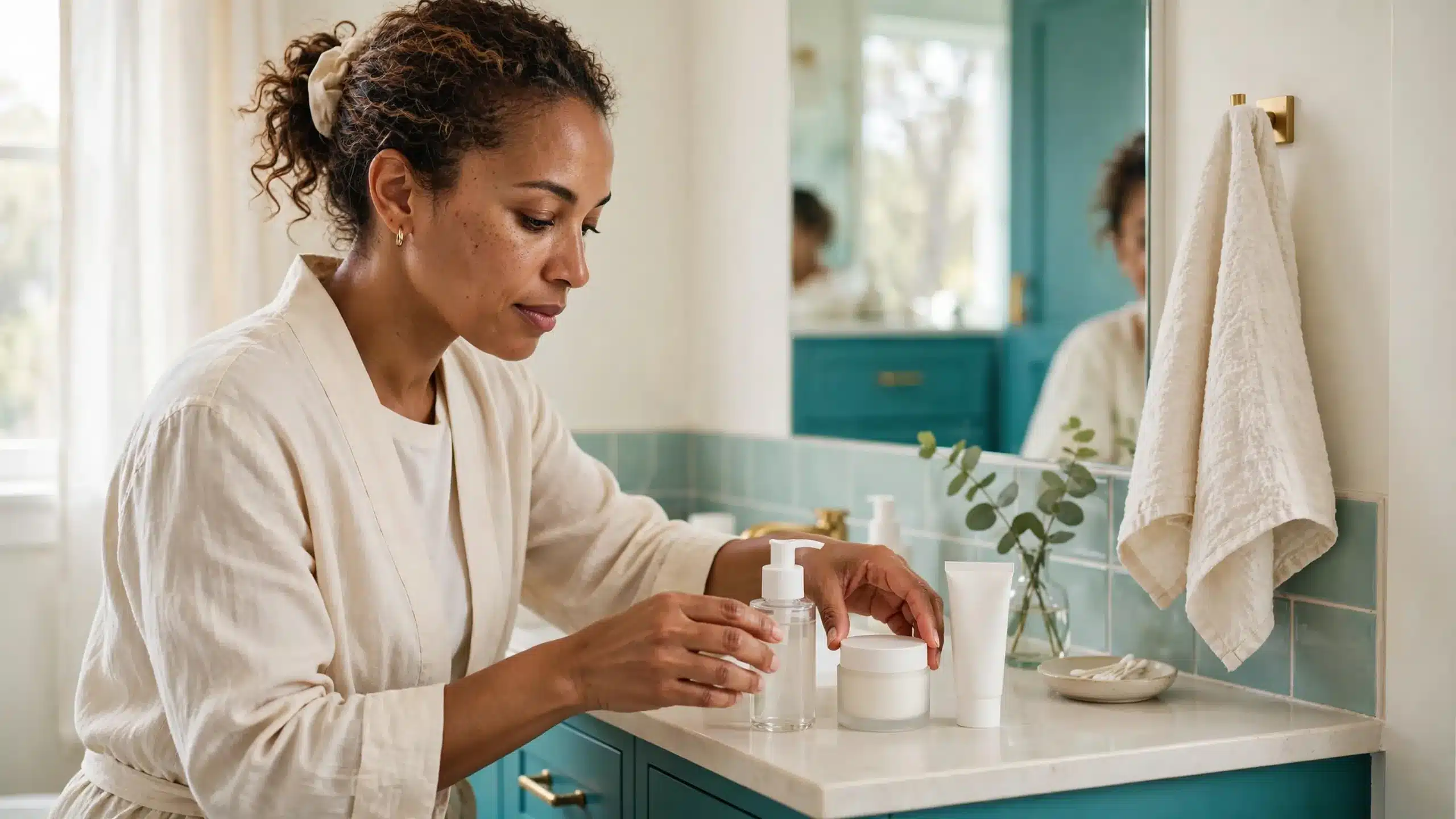 Patient planning gentle skin maintenance after an Accutane course