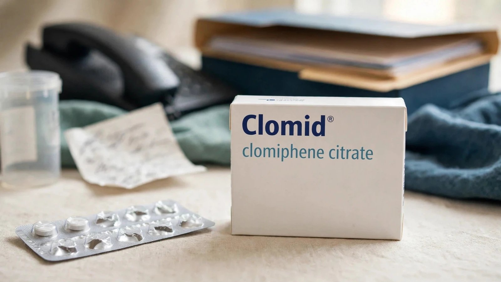 Clomid refill status checked against the current prescription and pharmacy dispensing records