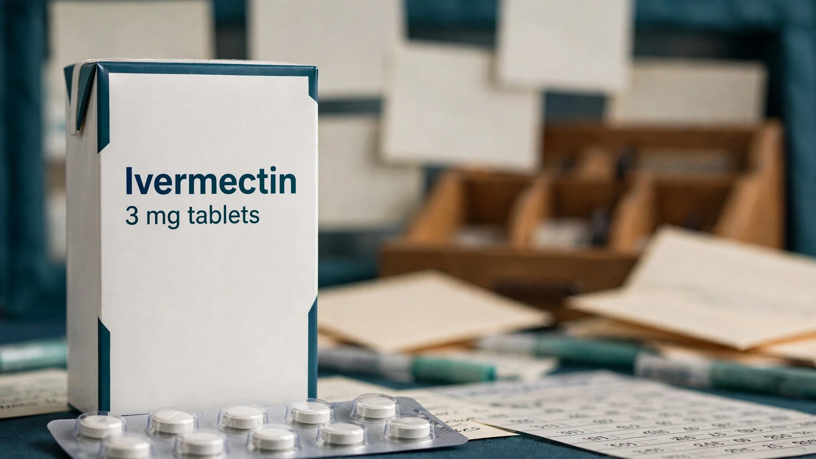 Pharmacy estimate worksheet separating ivermectin prescription, product, payment, and delivery factors